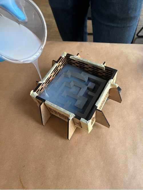 Silicone mold curing